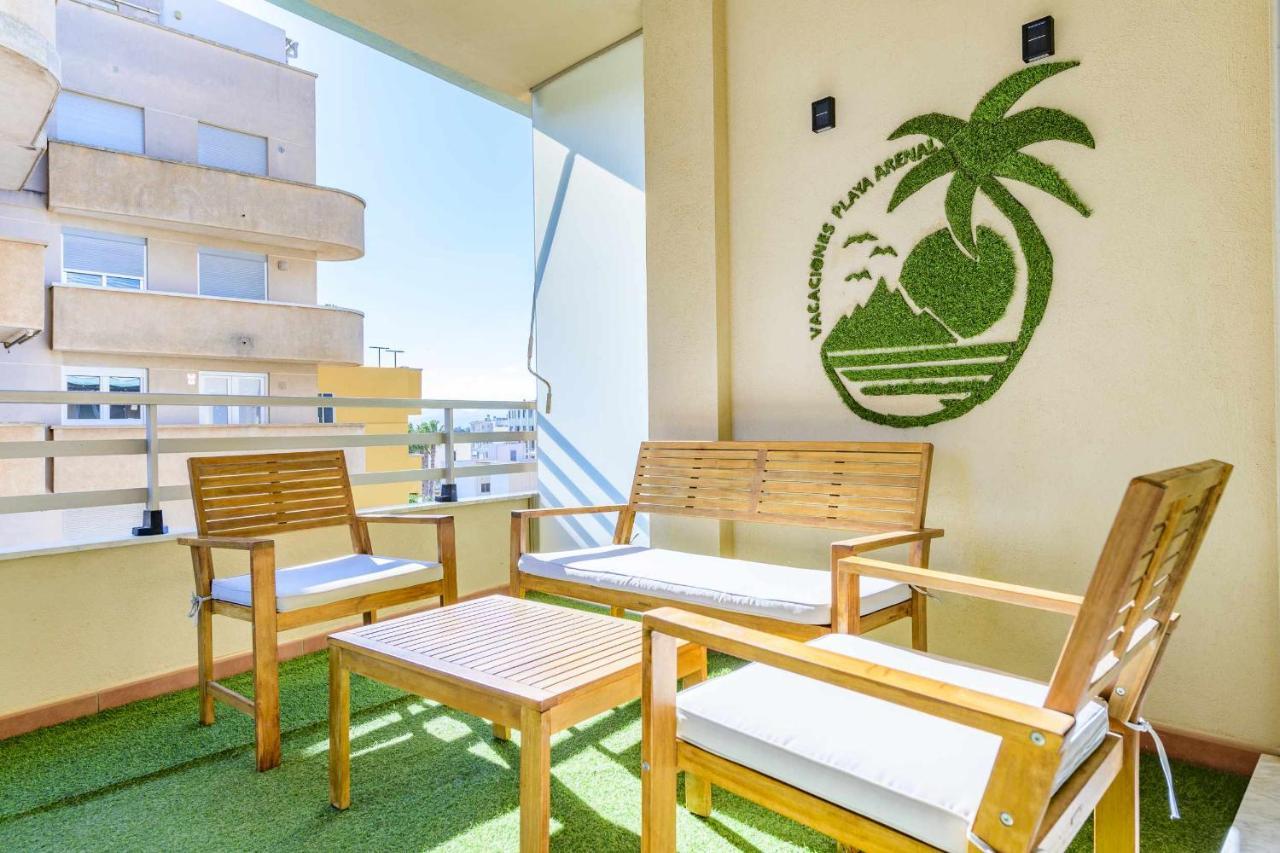 Apart Port Arenal Con Terraza Y Piscina Burriana Dış mekan fotoğraf