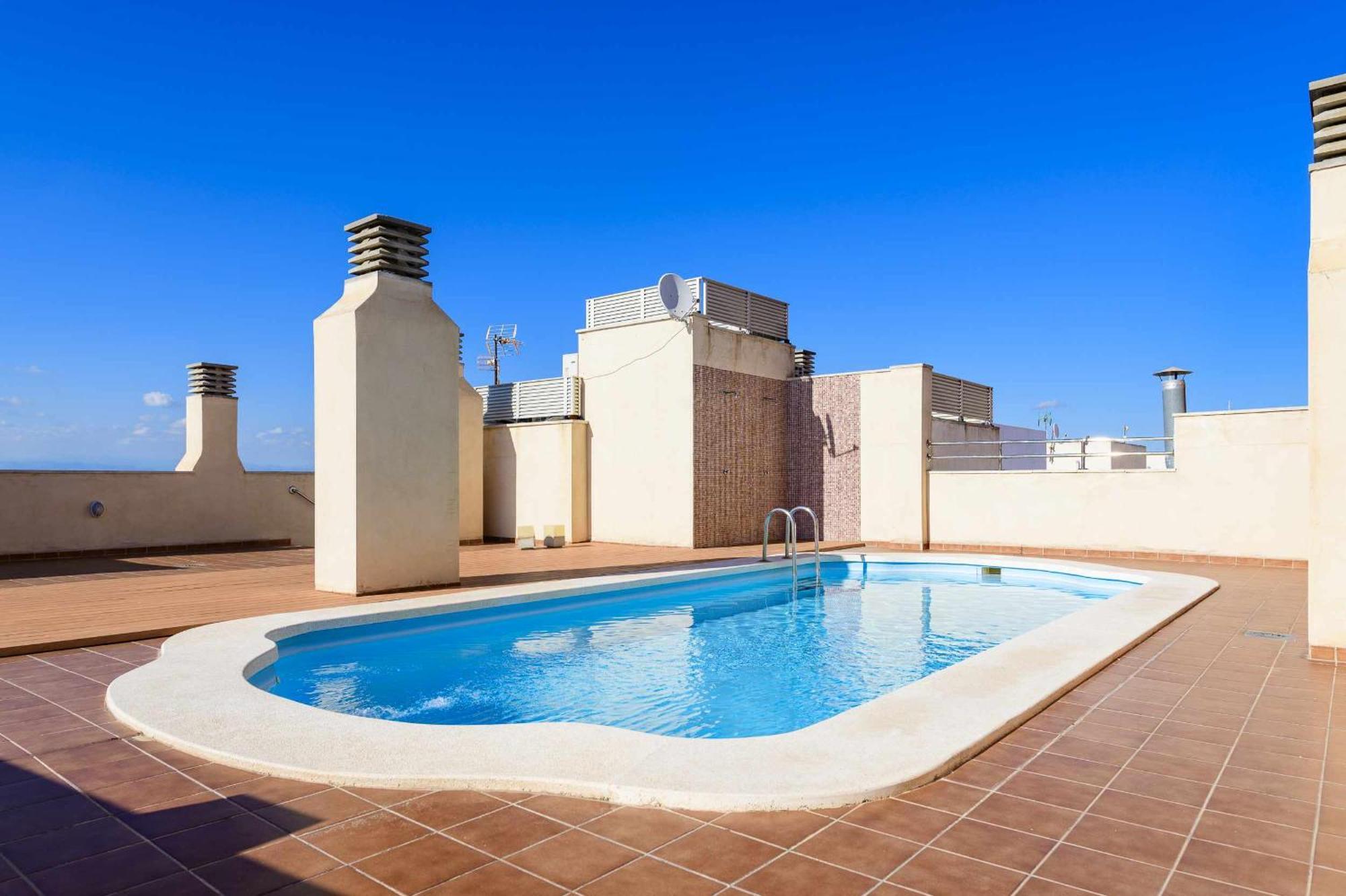 Apart Port Arenal Con Terraza Y Piscina Burriana Dış mekan fotoğraf